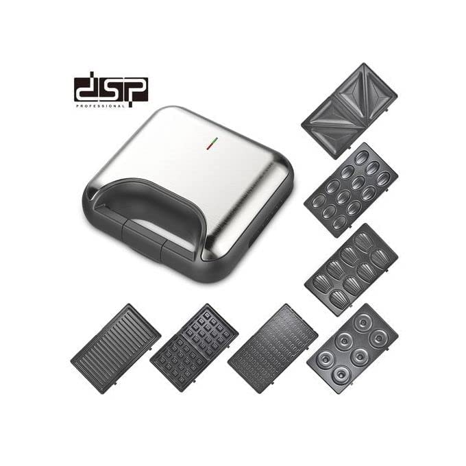 DSP 7in1 Sandwich & Waffle & Donut Maker -Kc-1162 /800W