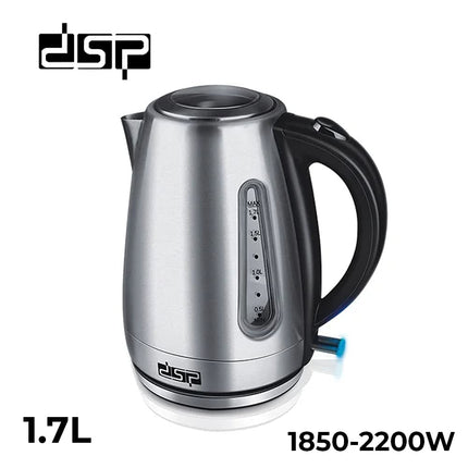 DSP Metal electric kettle KK1137 1.7 L 1850-2200w black