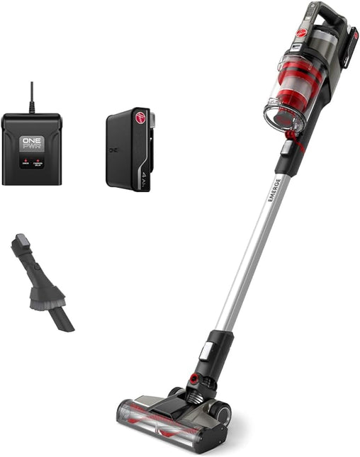Hoover ONEPWR Emerge Cordless Vacuum Cleaner, Lightweight 3.1kg, 40 Minute Runtime, Boost Mode, Captures up to 99% of Particles, Crevice Tool, 1 Year Warranty CLSV-VPME