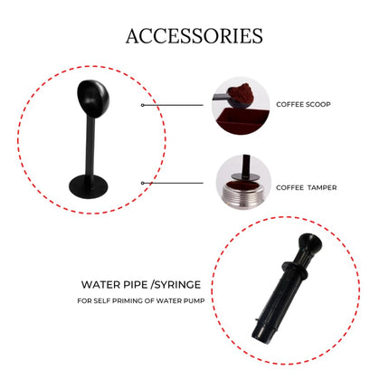 MEBASHI 3-in-1 Multifunction Espresso Capsule Coffee Machine, 600ML Water Tank, 19 Bar Pressure, Auto Shut Off | (ME-CEM302) (Black)|1450W