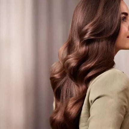 مصفف شعر فيليبس 7000 سيريز، فرشاة حرارية دوارة لتصفيف الشعر بكثافة ودقة أكبر، ملحقان، 1000 واط، أبيض/رمادي - BHA710/13