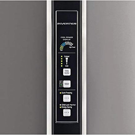 Hitachi 990L Gross Top Mount Double Door Premium Refrigerator RV990PUK1KBSL, 10 Year Warranty on Inverter Compressor, 2 Doors Fridge, Dual Fan Cooling, LED Panel, Twist Ice Tray, Brilliant Silver