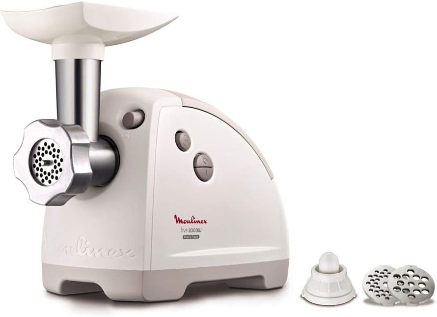 Moulinex ME620132 Hv8 Meat Mincer Chopper, White  2000W