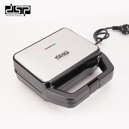 DSP Sandwich maker & Waffles, Nuts, Donuts, Shells MAker 4 * 1 with thermostat 800W KC1237 Black*Silver