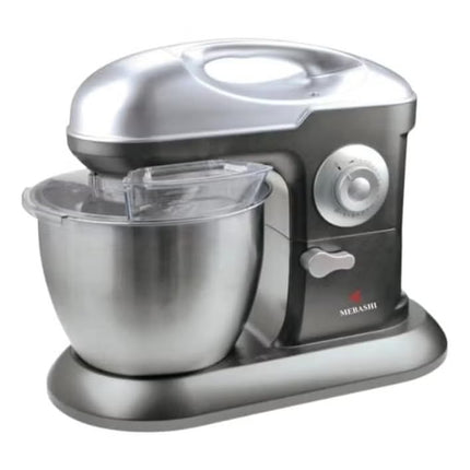 MEBASHI Stand Bowl Mixer, 7 L Capacity, Black, 10 Speeds, Stainless Steel Bowl (ME-SBM1113) (Grey)