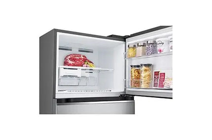 LG Top Mount Freezer Refrigerator With Smart Inverter GN-B522PLGB 395L Platinum Silver