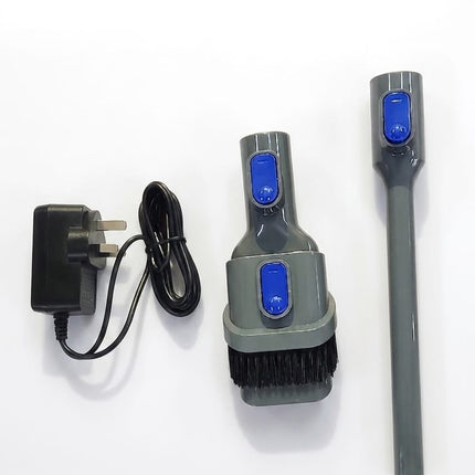 Gevi Brushless Cordless Vacuum for 22Kpa Motor with HEPA 45mins Runtime, Detachable Battery, Lightweight Vacuum for Carpet, Pet Floor 400W / Color Blue/0.6L