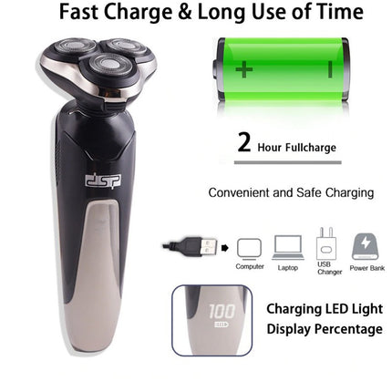 Dsp, 60017 Hair Shaver 50 minutes of continous use 3W