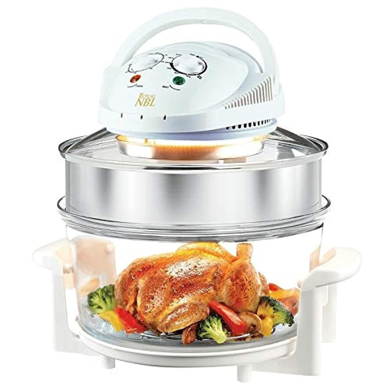 Royal NBL Halogen Turbo Convection Oven with Extender Ring/	Glass, Metal /1400 Watts