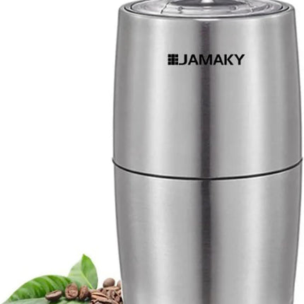 JAMAKY Italy Coffee grinder with Italian technology, 300 watts, design combines performance and beauty, practical and quick to prepare, model (JMK9002)