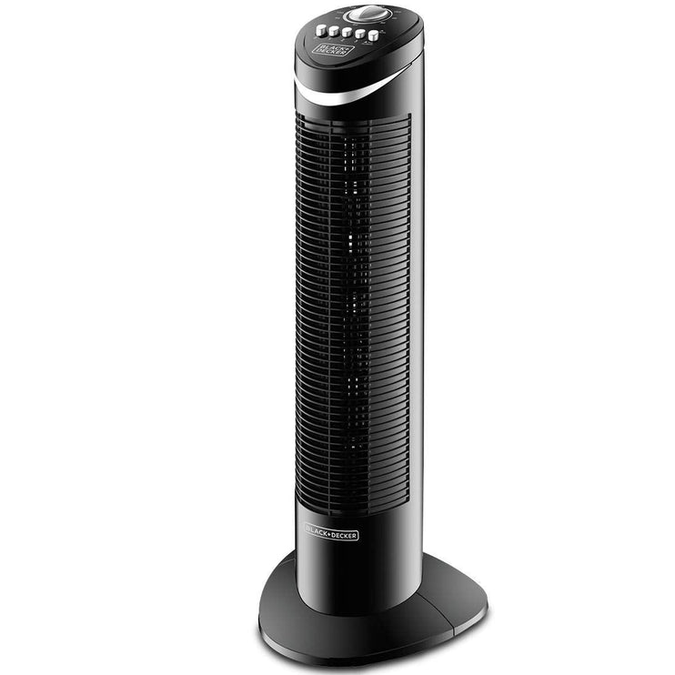 BLACK+DECKER 50W Tower Fan 3 Speeds Low/Medium/High 65°e