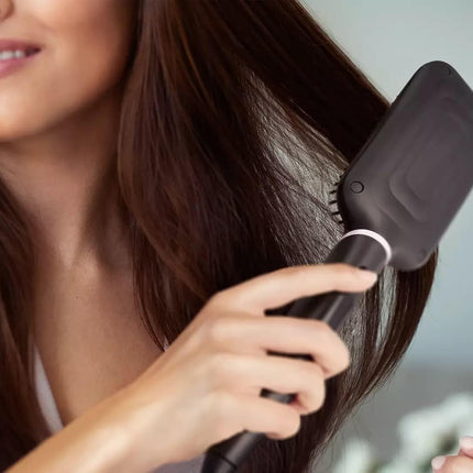 فيليبس BHH880، فرشاة تجعيد الشعر التلقائية وفرشاة فرد الشعر الساخنة، العناية بالتصفيف، أسود /170 درجة مئوية و200 درجة مئوية