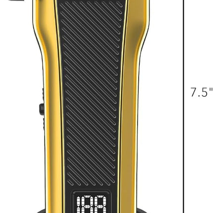 DSP Professional Barber Clipper Cordless, Hair Clipper for Men, Powerful Clipper, BLDC Motor & DLC Coated Detachable Blade with Charging Base