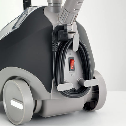 KENWOOD Garment Steamer 1500W with 2L Water Tank Capacity, Rotary Wheels, Folding Rack, Trouser Press, Glove GSP65.500BK Black