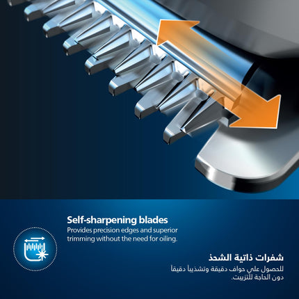 ماكينة تشذيب اللحية فيليبس BT5502/13 | تقنية Lift & Trim PRO لحية متساوية | 40 إعداد طول | سلكية ولاسلكية | شفرات لا تحتاج إلى صيانة، لا تحتاج إلى زيت | بطارية تدوم 90 دقيقة، مقاومة للماء، حقيبة تخزين