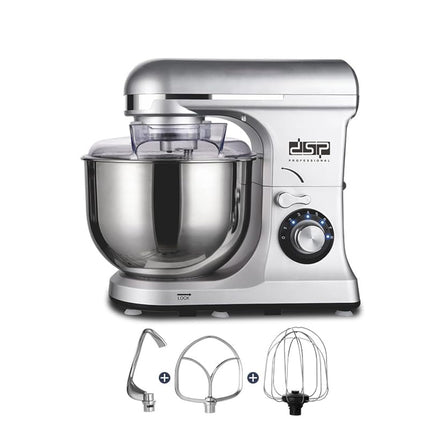 معالج إشارة رقمي 2000 واط 10L خلاط من الفولاذ المقاوم للصدأ، فضي، KM3057