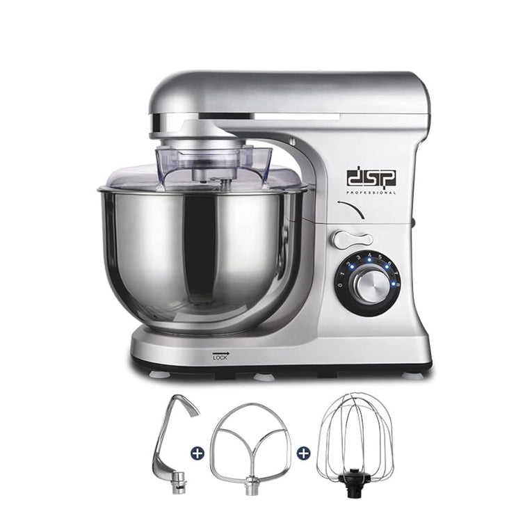 معالج إشارة رقمي 2000 واط 10L خلاط من الفولاذ المقاوم للصدأ، فضي، KM3057