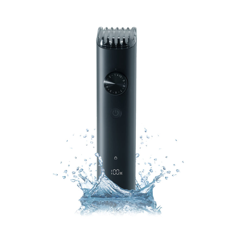 Mi XXQ03HM Xiaomi Corded + Cordless Beard Trimmer 2 with Type-C Fast Charging, LED Display, Waterproof, 40 Length Settings, Stainless Steel Blades, 90 mins Cordless Runtime, Travel Lock, Black
