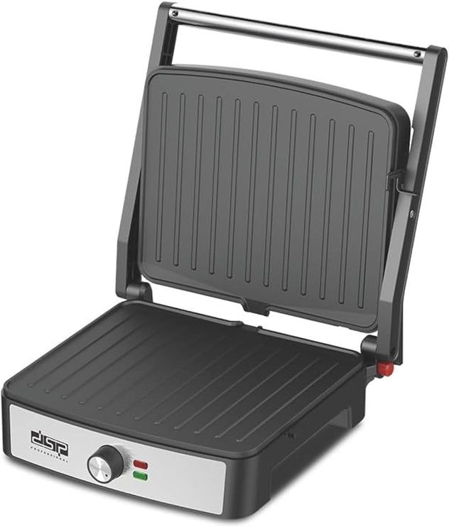 DSP Professional Healthy Electric Grill & Toster 2000W KB1082 Silver