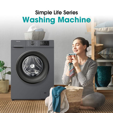 Hisense Front Loading Washing Machine , Free Standing, 6Kg, 1000 RPM, Wfvc6010T, Vc Series