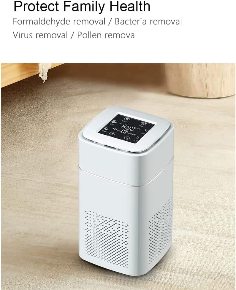 BEAPHIE Air Purifiers for Home Large Room, Air Purifiers for Pets Allergy, PM2.5 Monitor, Removes 99.97% of Pet Hair Dander Pollen Smoke Dust Odor