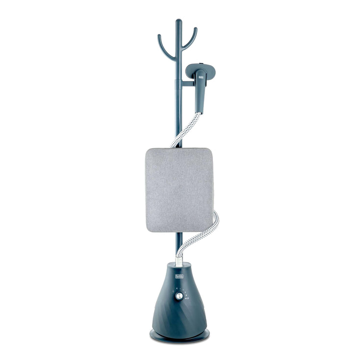 Black & Decker 1950W Vertical Garment Steamer With Ironing Board Gst1820-B5 Blue