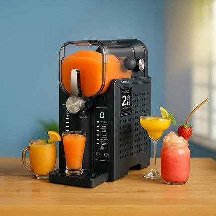 Taktik 1.6L Slush Machine & Home Ice Cream Maker – One-Touch Frozen Drink Maker with LED Display, 6 Presets, No-Ice Cooling System – Makes Slush, Milkshakes & Juices – 220-240V, 200W