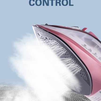 مكواة بخار دي إس بي، مكواة بخار محمولة، مكواة بخار بخاخ، 2200 واط مع قاعدة مطلية بالسيراميك، خزان مياه سعة 275 مل، تدفق بخار قوي، تنظيف ذاتي، KD1096