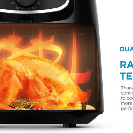 Midea - Air Fryer Mechanical - 4L -MF-TN40D2 Black /1500W