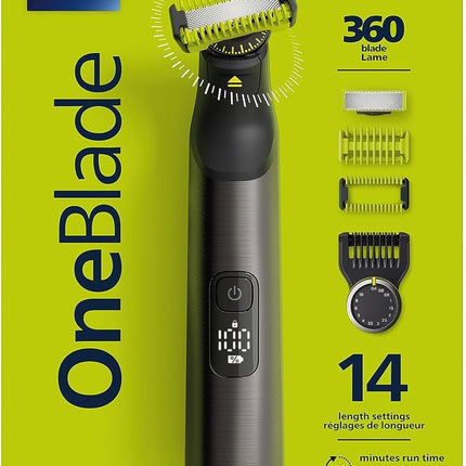 فيليبس ون بليد برو 360 للوجه والجسم، ليثيوم أيون، 14 إعداد طول، QP6551/15