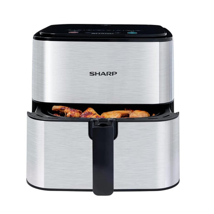 Sharp Air Fryer 1600 Watts, 7 Liters,8 Cook Menu, Non-stick coating - KF-AF70RT-S3