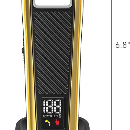 DSP Professional Beard Trimmer for Men, Cordless Trimmer Barber, BLDC Motor & DLC Coated Blade, Bald Head Clipper for Men