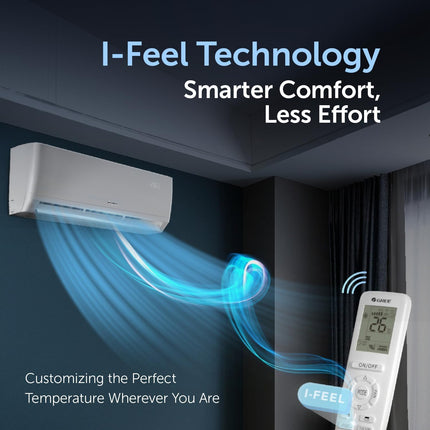 مكيف هواء سبليت جري ٣.٠ طن - iSAVE PLUS-36C3 | ضاغط عاكس | يدعم واي فاي | مبرد R410A | تدفق هواء ثلاثي الأبعاد