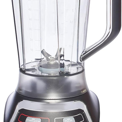 Admiral Blender 1.8 Litre Capacity with 3 Speed Control, Premium Stainless Steel Blade with Plastic Jub, 1500 Watts, (1 Year Warranty) - ADBL1815SS