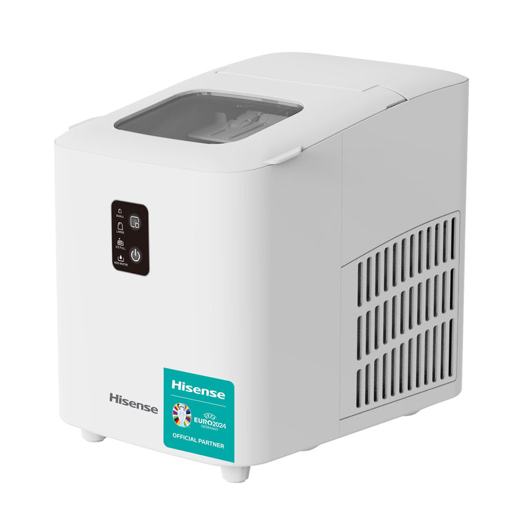 Hisense Ice Maker, Automatic ice making , Portable and compact, Fast ice making, 2 sizesice cubes, Transparent view window, Self-cleaning, ICM1263