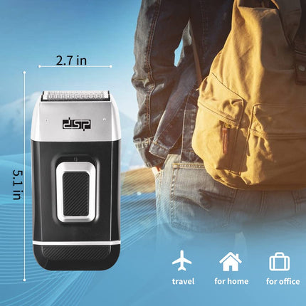 DSP 60102 Bald Head Shaver for Men Bald Shaver for Men Waterproof Razor for Shaving Electric Cordless Rechargeable Black