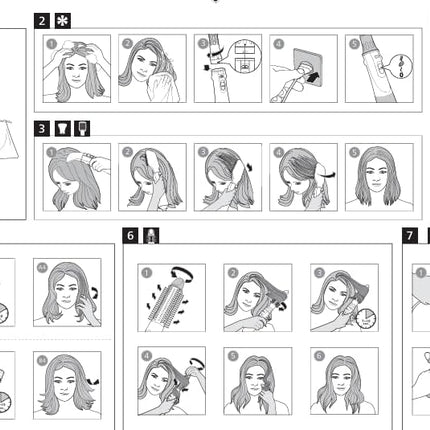 مجفف الشعر فيليبس 5000 سيريز إير ستايلر لتجفيف وتصفيف الشعر في وقت واحد، من تصفيف الشعر المبلل إلى الجاف مع العناية الأيونية وفرشاة غنية بزيت الأرغان، 5 ملحقات، أسود - BHA530/03