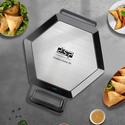 DSP KC1221 Samosa Dumpling Maker with 8 Cavity Mold, 1200W Power, Non-Stick Coating, Perfect for Home or Commercial Use