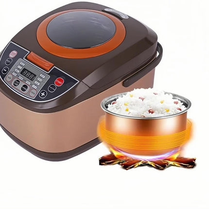 Rice Cooker 5L Multi-Functional Large Capacity Digital Electric Rice Cooker With 24 Hour Delay Timer & Auto Keep Warm Function