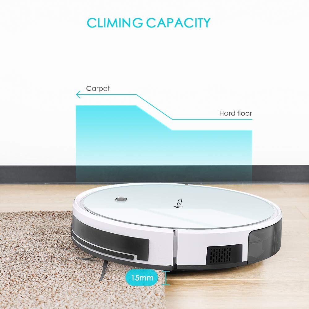 DEALDIG Robvacuum 8 Robot Vacuum Cleaner with WiFi Connectivity Work for Alexa Super Power Suction &Wi-Fi Connectivity and Smart Navigating Robot Vacuum Mop Cleaner