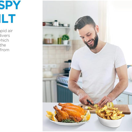 Midea - Air Fryer Mechanical - 4L -MF-TN40D2 Black /1500W