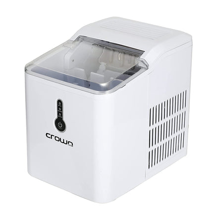 Crownline Im-262 Portable Ice Maker, 12Kg/24Hrs, 9-Bullet Ice/8 Mins., 120W, 220-240V, 50Hz, White"Min 1 year manufacturer warranty"