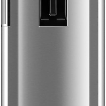 Hoover 195L Single Door Refrigerator With Water dispenser, Curved door design, Chiller Compartment, LED Lighting, Glass Shelves  HSD-K195-S