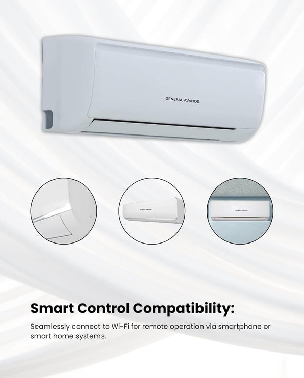General Avanos Split Air Conditioner, German Quality,18000 BTU, Fast Cooling, Golden Fins, Rotary Compressor, R410A/ AVACS18K054