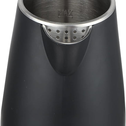 Admiral Electric Kettle 1L, With Open Lid Opening Function, Double Layered, Boil Dry Protection, Black, 1 Year Warranty, ADKT170GSS3.