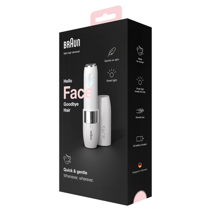 Braun Face Mini Hair Remover FS1000, Electric Facial Hair Removal for Women
