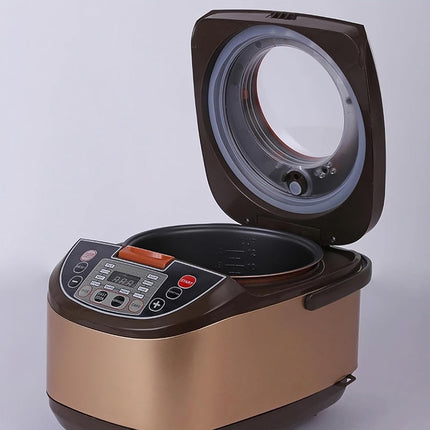Rice Cooker 5L Multi-Functional Large Capacity Digital Electric Rice Cooker With 24 Hour Delay Timer & Auto Keep Warm Function