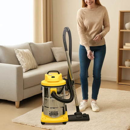 مكنسة كهربائية سايونا SVC-2362 درام 2 في 1 للتنظيف الجاف والرطب / 1400 واط / 21L