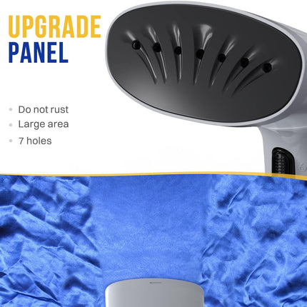 Rolipo Steam iron, Garment Steamer Clothes for Home, Office, Travel, Upgraded 400ML Large Capacity Water Tank, Wrinkle Remover with iron steamer