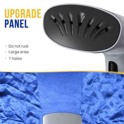 Rolipo Steam iron, Garment Steamer Clothes for Home, Office, Travel, Upgraded 400ML Large Capacity Water Tank, Wrinkle Remover with iron steamer